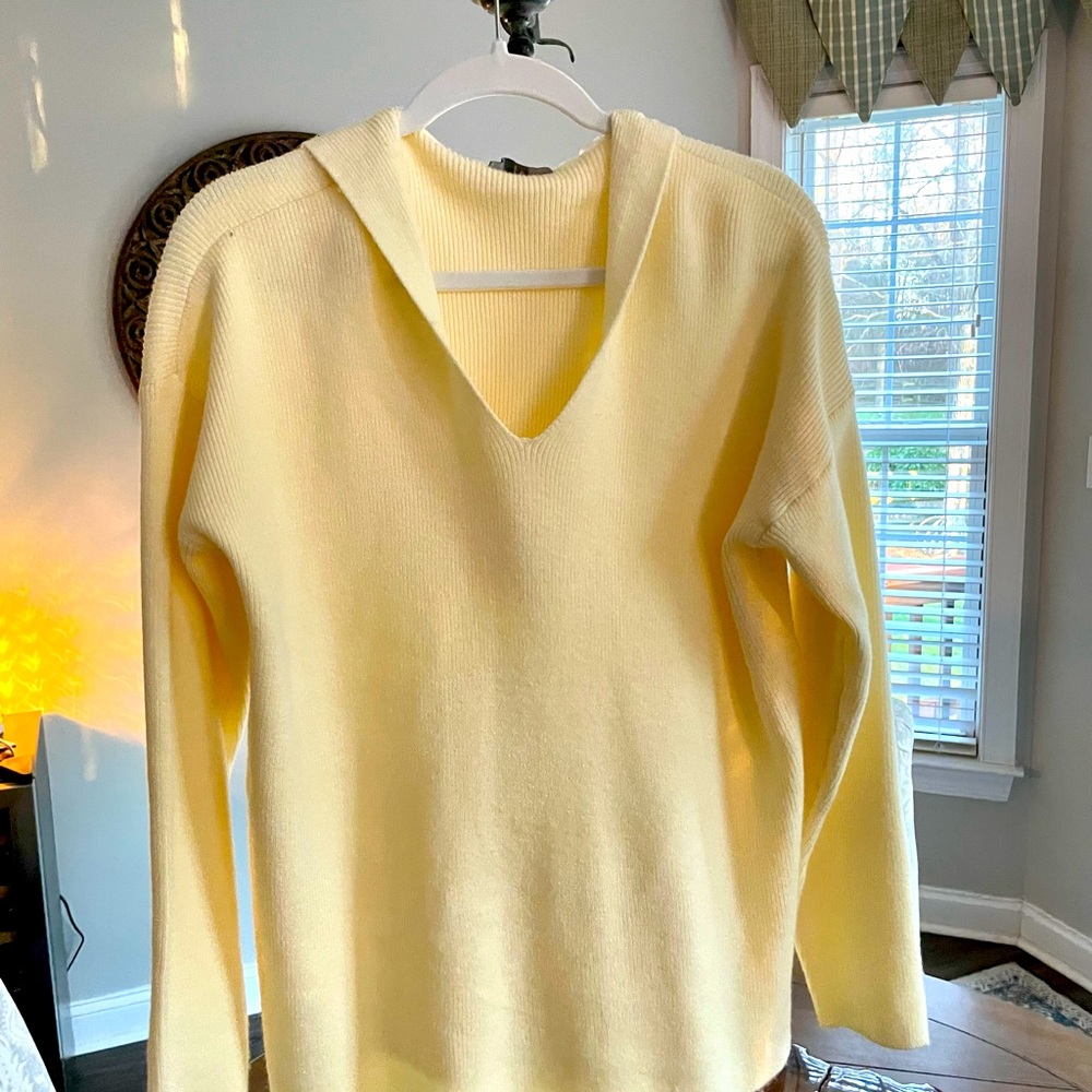Tahari Womans Hooded Sweater